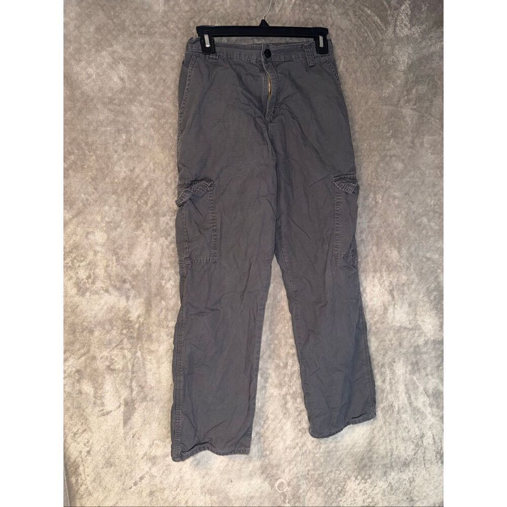 Wrangler Boys 16R Flannel Lined Cargo Pants Hiking Outdoors Camping #769